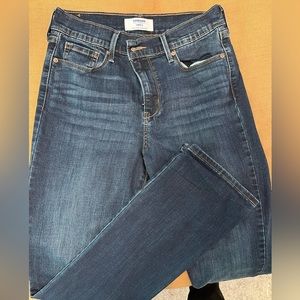 Straight leg Blue jeans, worn 1 x